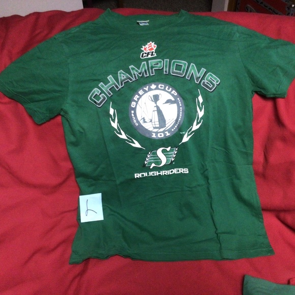 SASKATCHEWAN ROUGHRIDERS championship tshirt - Picture 1 of 1